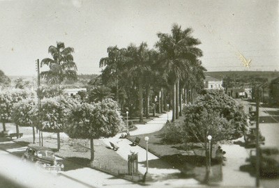 Praça Dr. Gama, no centro da cidade.